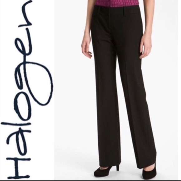 Halogen Quinn Fit Black Dress Pants - Picture 1 of 11
